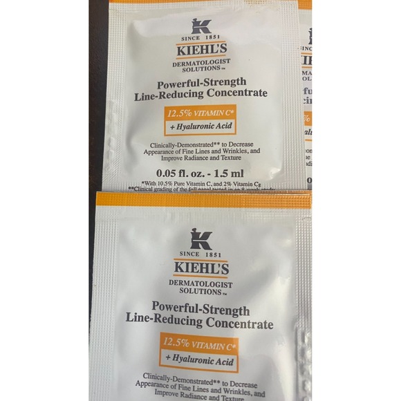 KIEHL'S Travel/Sample Lot Line-Reducing Concentrate+Toner+Face Wash+FaceCream+Ma - Picture 2 of 7